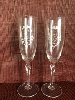 Precious Moments Wedding Toasting Glasses