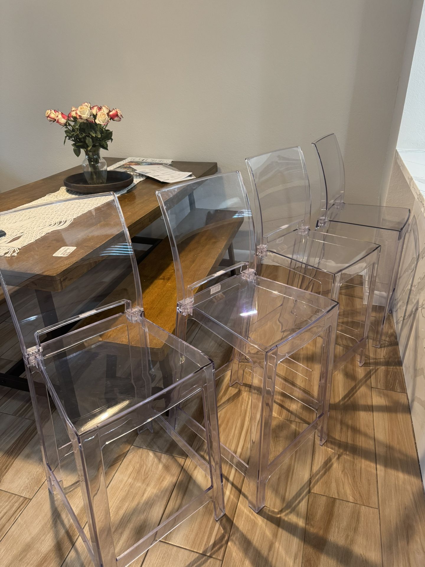 For Sale: Set of 4 Countertop Chairs- $275(Set)