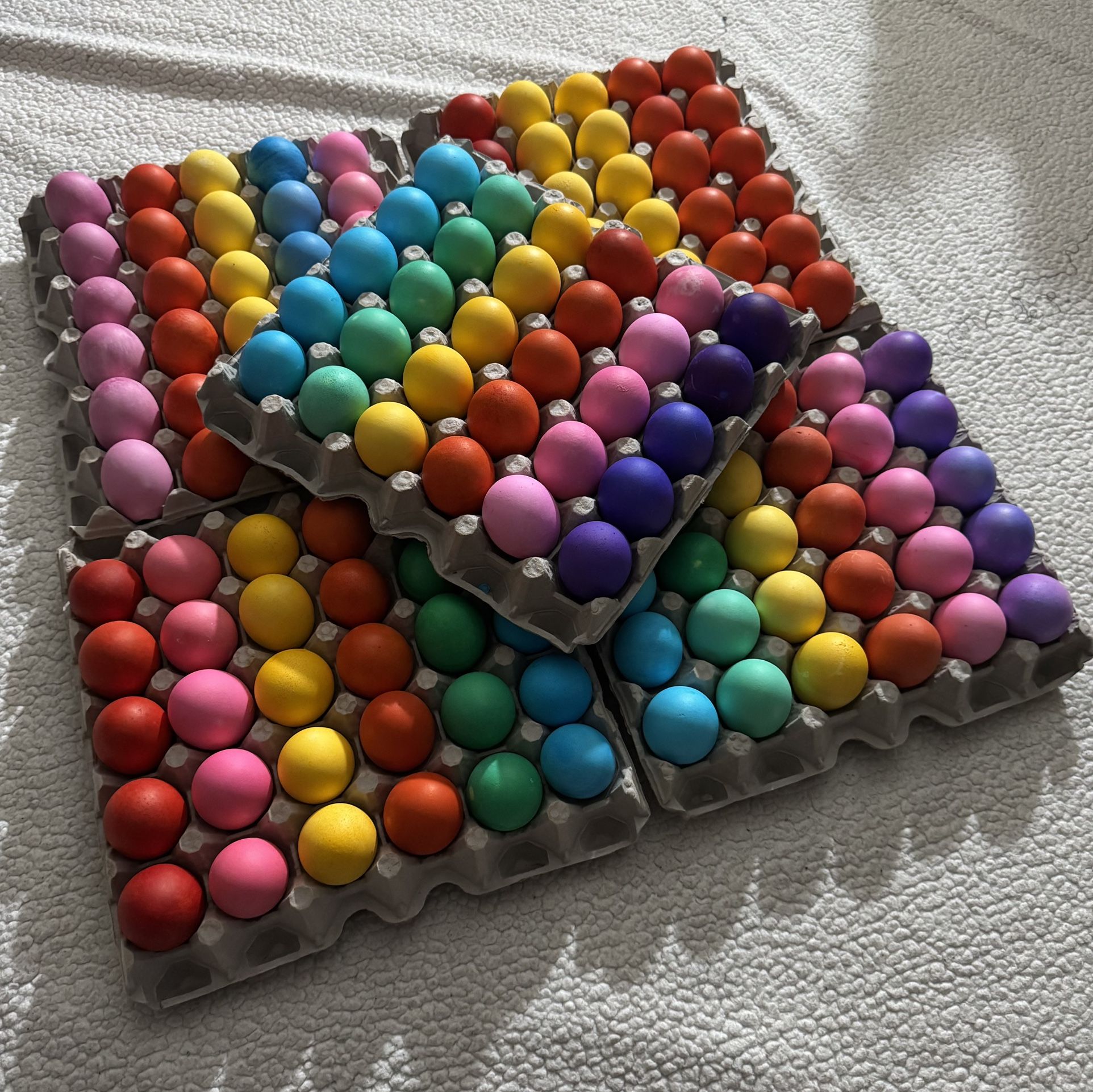 Confetti/Flour Easter Eggs