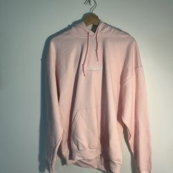 Pink Frank Ocean Blonde Channel Orange  Embroidery Drawstring Hoodie  