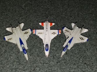 Vintage Tootsietoy Die Cast plane F-15 Eagle Old Metal