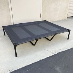 (New) $35 Elevated Dog Bed Xlarge 48x36x9” Breathable Raised Pet Bed Cot Indoor Outdoor 