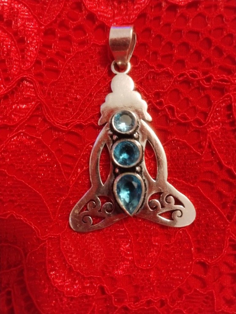 Topaz 925 Silver Pendant
