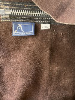 Barnstable Riding brown suede chaps