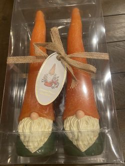 2 Gnome Fall Candles