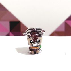 Sterling Silver Pandora Style Disney Frozen Sven Charm