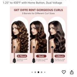 Brand New Rotating Curling Iron Set
