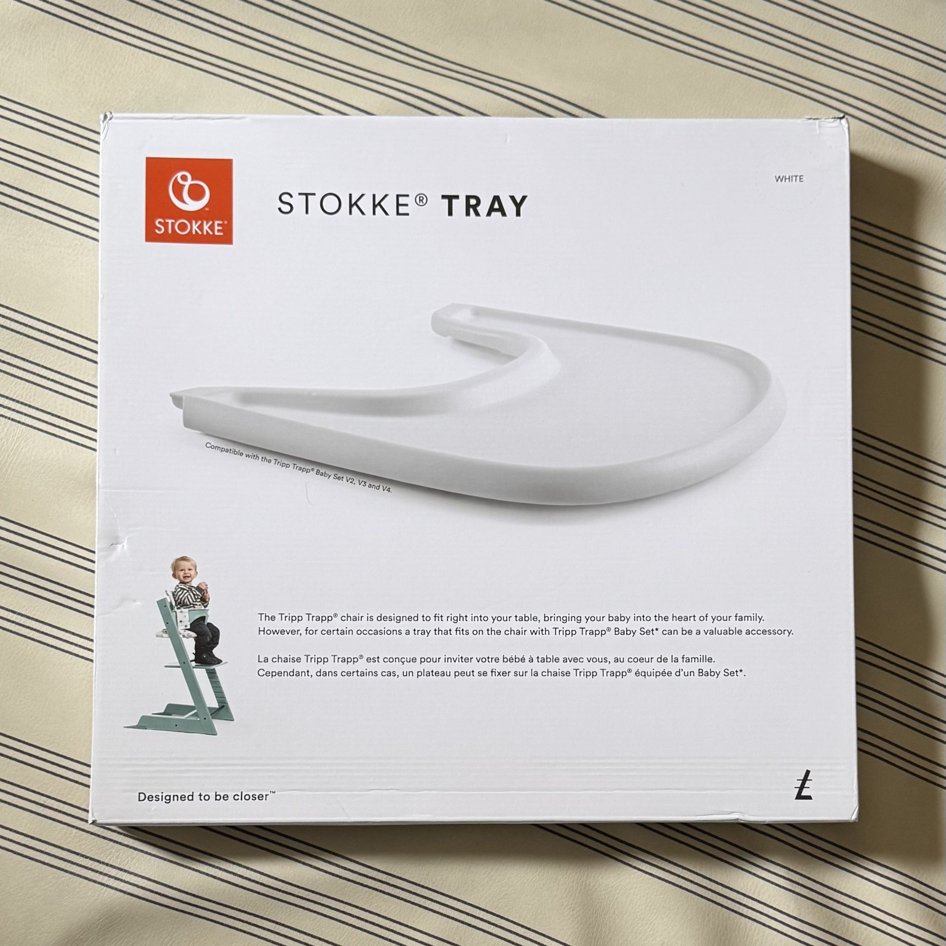 Brand New Stokke Tripp Trapp Tray - White