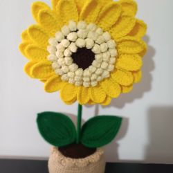 sunflower pot