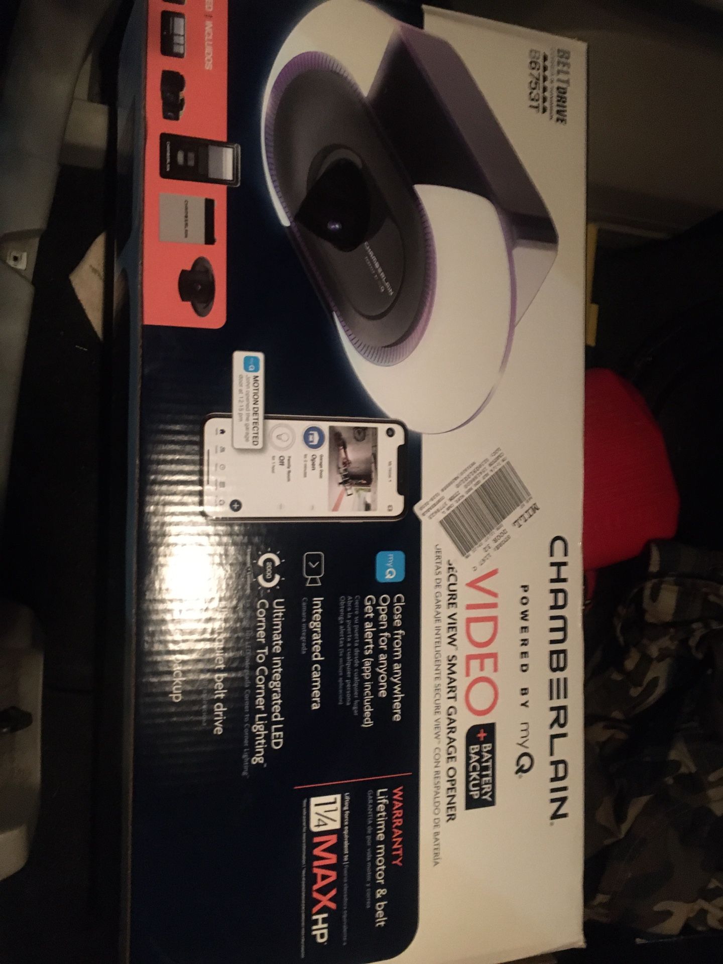 Chamberlain 360 Video Garage Door Opener 