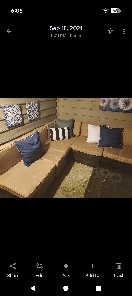 Patio - 6 Piece Sectional