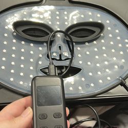 Multicolor Light Therapy Mask for Face Skin Rejuvenation With Remote Control
