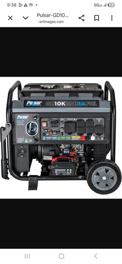 Pulsar GD10KBN Dual Fuel Portable Generator