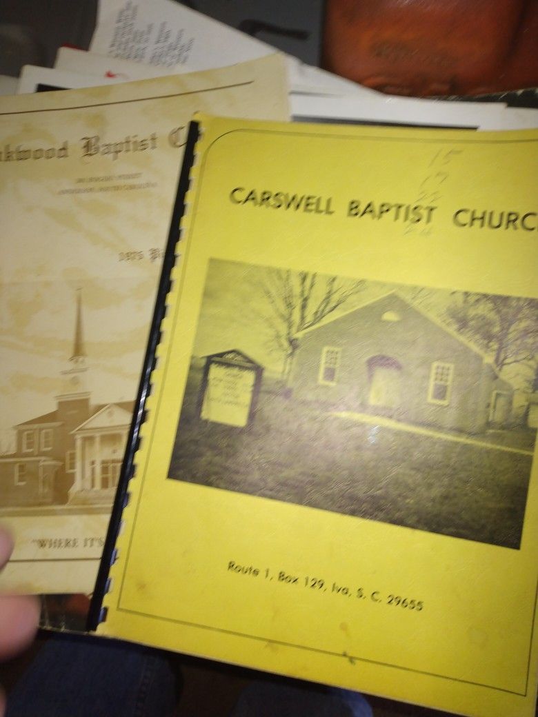 Annuals From Local Churches , Mickey Gilley Guide., 1938 LaFrance Baptist Church