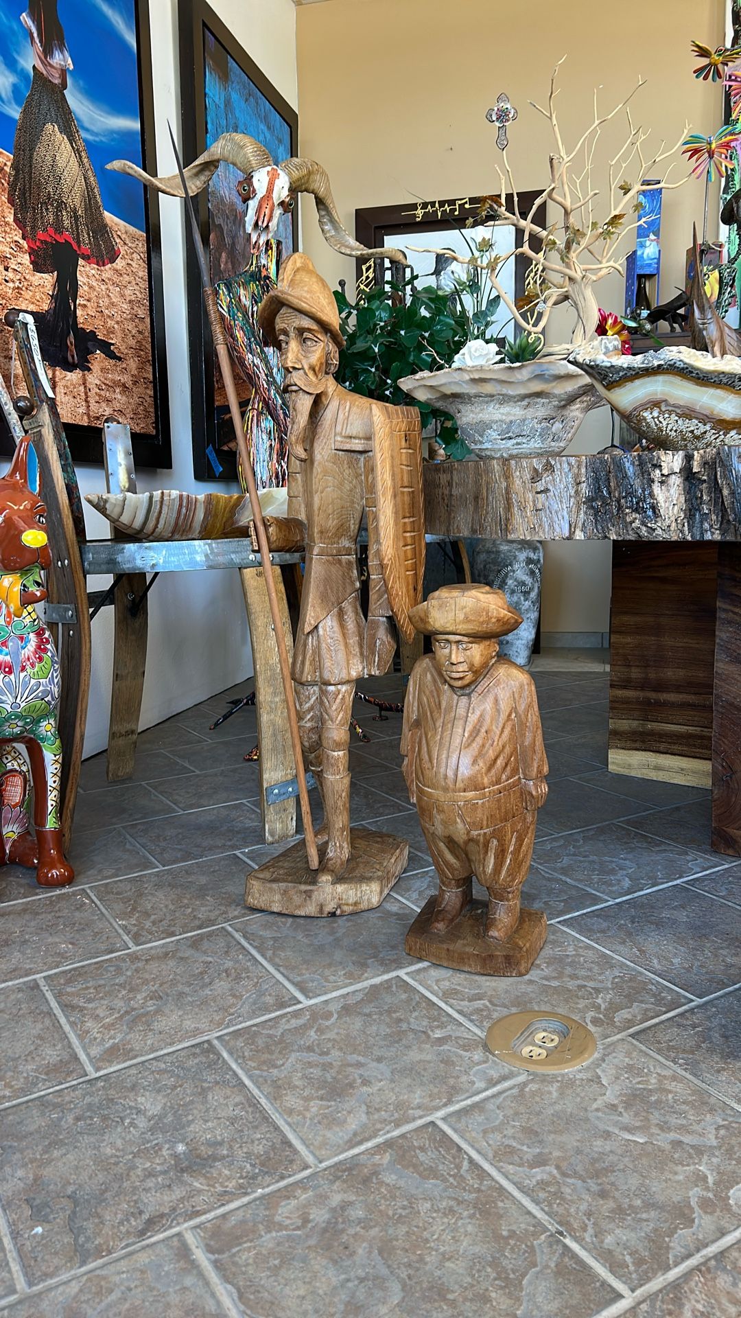 Don Quixote And Sancho Panza Statue