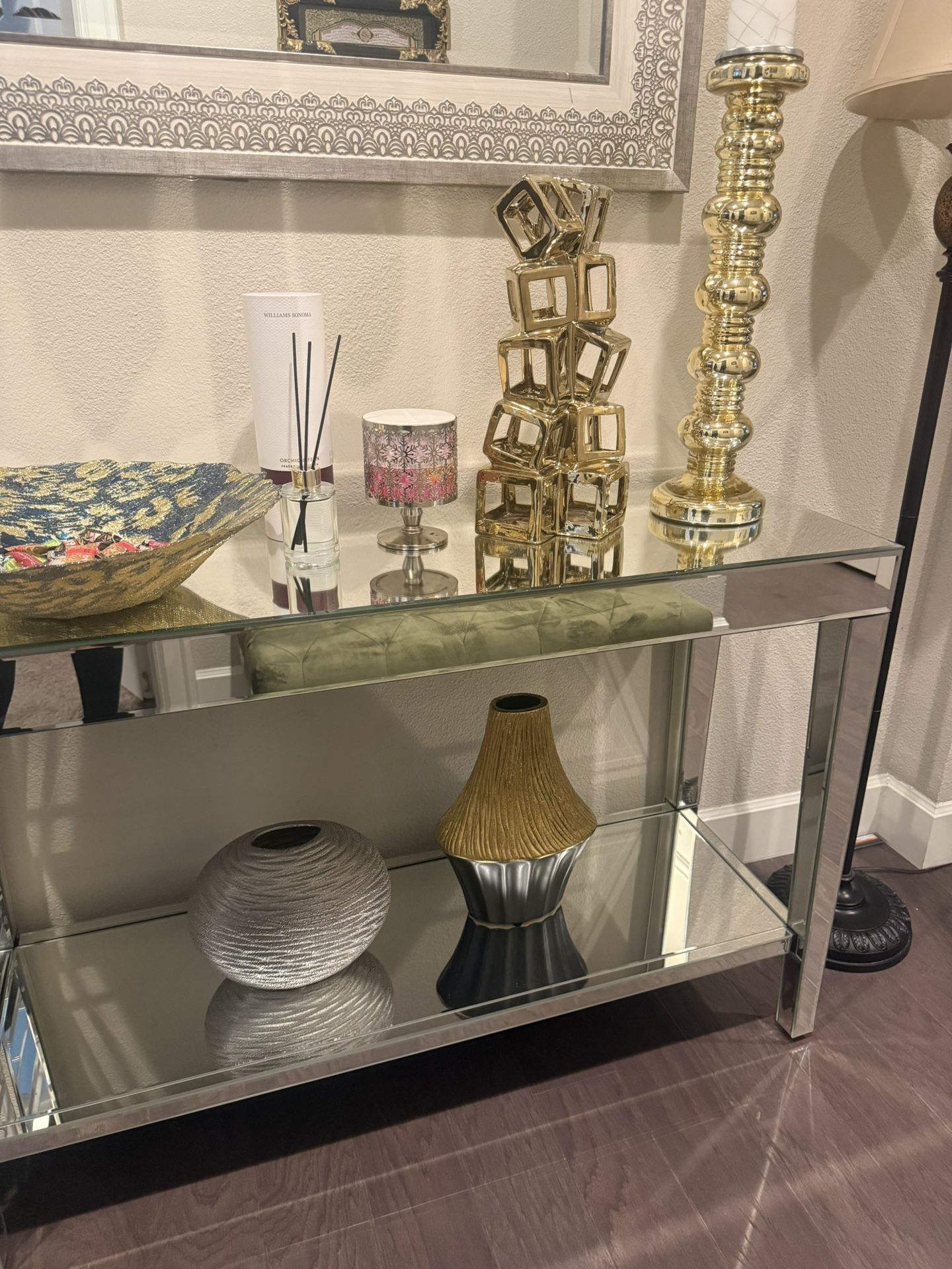 Mirror Console Table