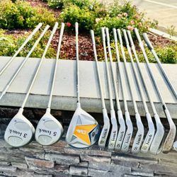 Complete Golf Club Set (Woods + Irons + Putter) – Ready to Play – Good Condition 