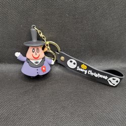 Halloweentown Mayor 3D Figure Keychain, Nightmare Before Christmas