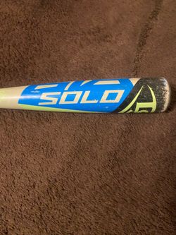 Louisville White Solo 618 Baseball Bat 29” 18 oz 2-5/8” barrel USA Stamp Lizard Wrap