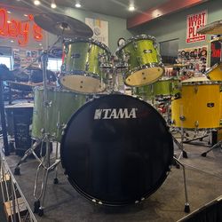 Tama Stagestar ST52H5C Lime Green Sparkle 5-piece Drum Set NEW!!