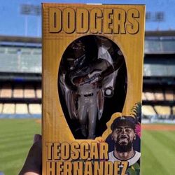 Teoscar Hernandez Dodger Baseball Bobblehead SGA 7/22/25
