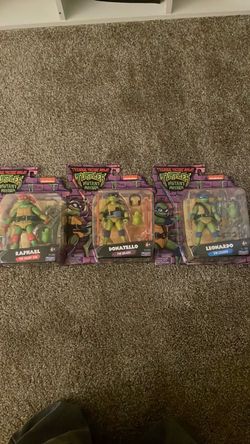 TMNT Mutant Mayhem Action Figures Set of 3