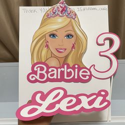 Barbie Cake Topper 