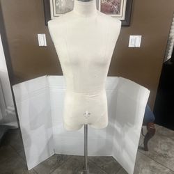 PGM Industry Grade Female Half Body Dress Form W/Partial Legs Paper-Fiber Size 2 There are some stains(blemishes) in different areas. These are some s