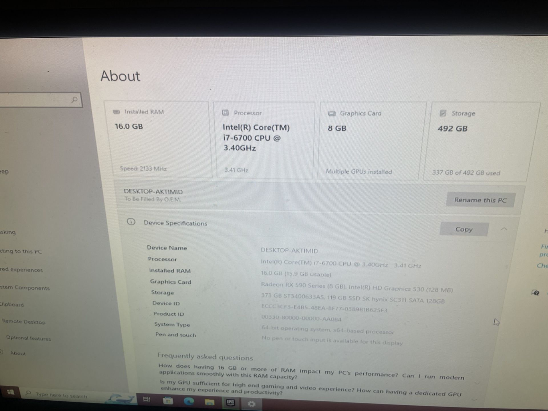 Gaming PC Setup