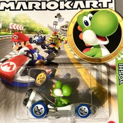 Hot Wheels Mario Kart Yoshi B Dasher Die-Cast Vehicle Figure