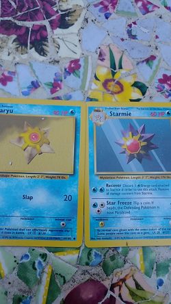 Pokemon Cards Staryu/Starmie