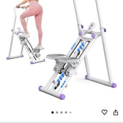 MERACH Stair Stepper for Home Gym Exercise, New Version Stairmaster for Full-Body Workout, Compact Folding Stair Climber with Extended Step Range, Adj