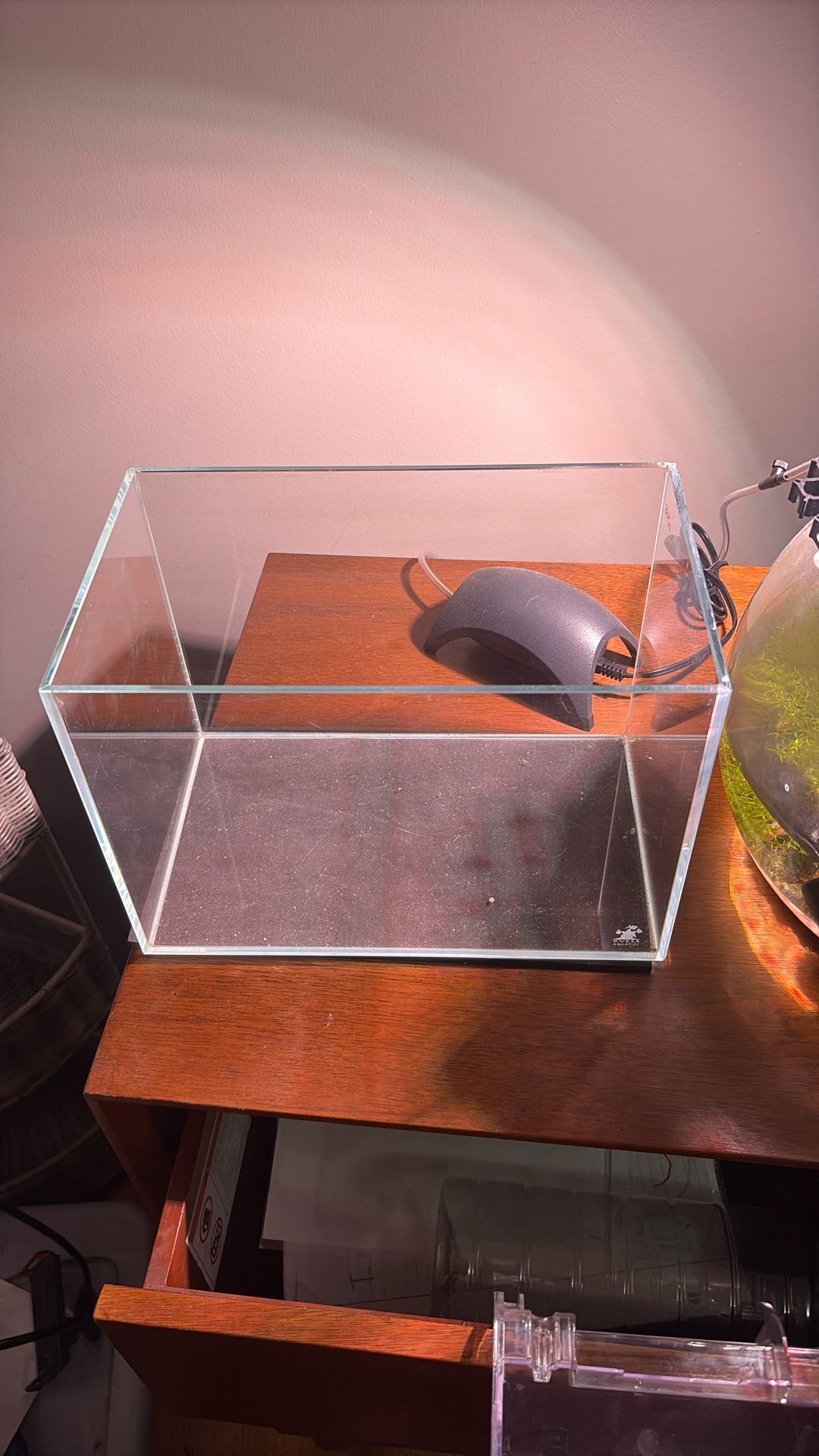 3gallon Thick Glass Rimless Fish tank!!!