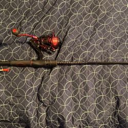 Sougayilang Spinning Combo Rod (red) 