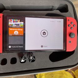 Nintendo  Oled Switch Mario Red