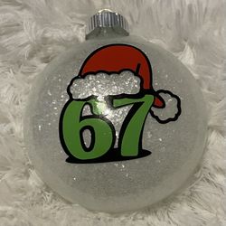 67 Christmas Ornaments. 
