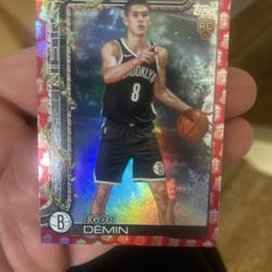2025 Topps Holiday Santa Bag Stocking Stuffer Egor Demin Rookie RARE!! SSP H168
