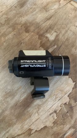Streamlight Fire helmet/ hard hat flashlight with blue tracer in back