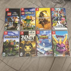 NINTENDO SWITCH GAMES/ PRICES IN DESCRIPTION