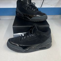 Jordan 3 Retro Black Cat Size 9.5
