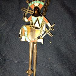 Bolo Tie Vintage Native Jewelry 