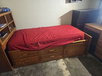Twin Captain's Bed with Storage Drawers