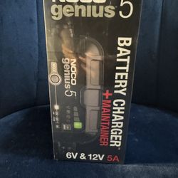 BNEW NOCO GENIUS5: 5A 6V/12V Smart Battery Charger