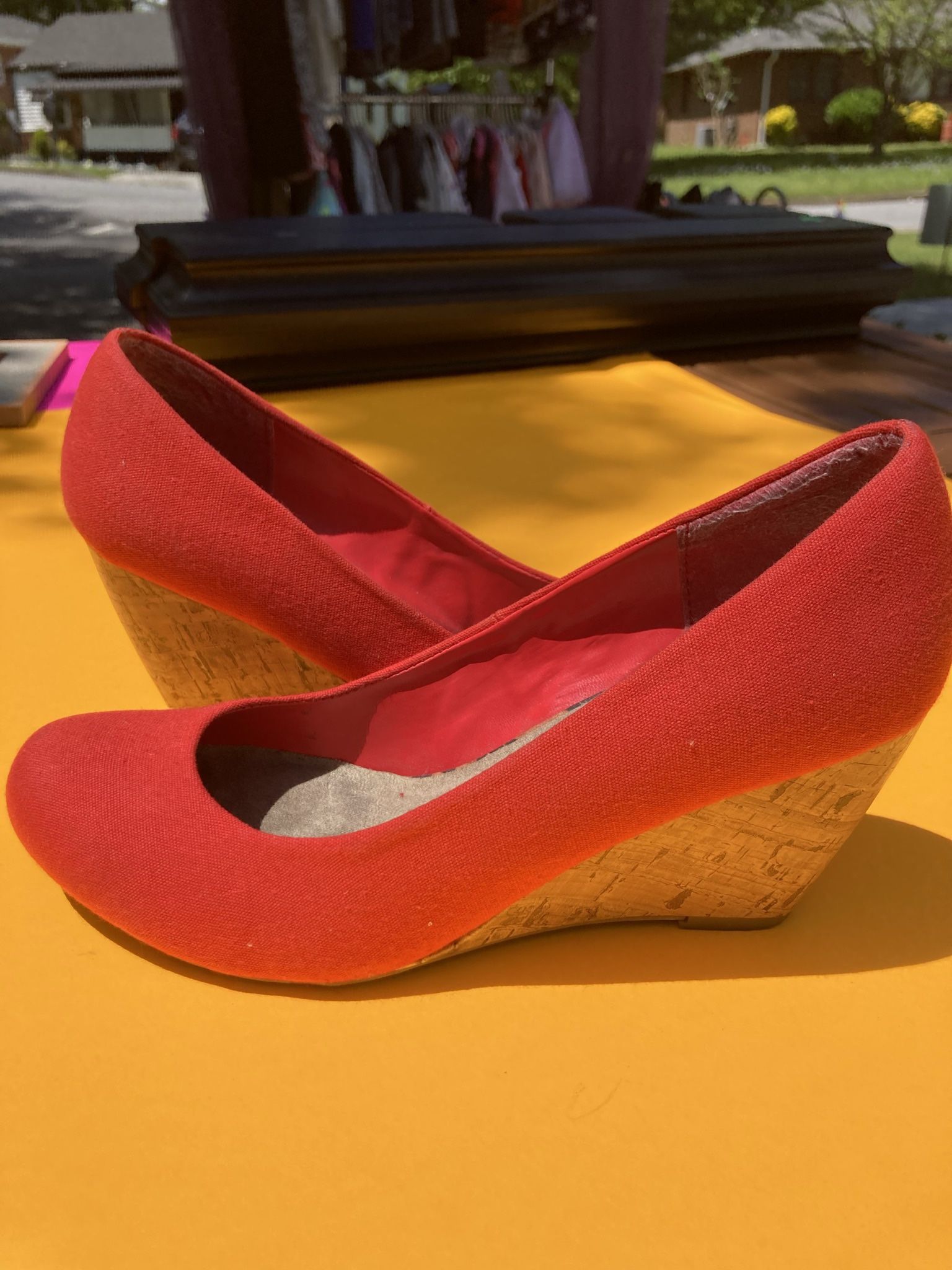 Size 7.5 Summer Wedges