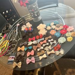 50+ Girls Hair Bows, Headbands & Hair Accessories Set 