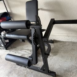 Seated Leg Extension and Curl Machine