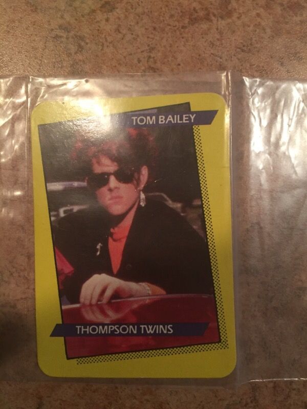 Thompson Twins - Tom Bailey concert card