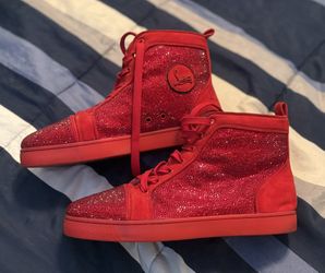 Louboutin Men’s Red Sneakers Size 10