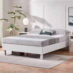 Bed Frame (White Queen Size)