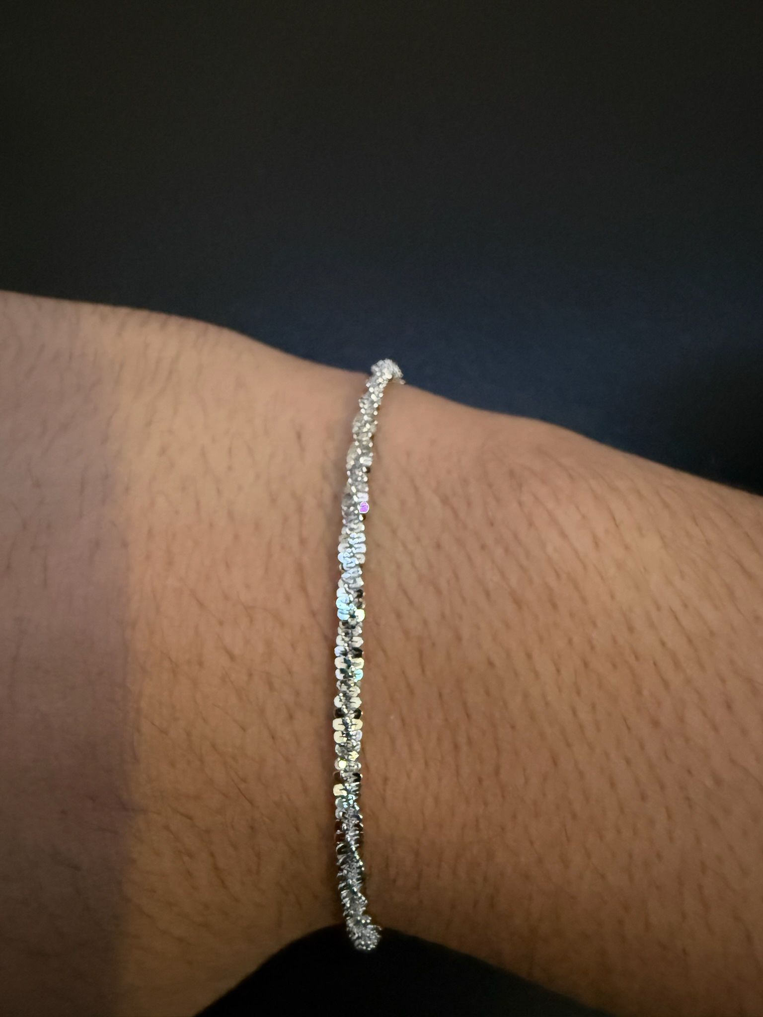 925 Sterling Silver Twisted Rock Bracelet! ✨
